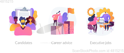 Image of Careers vector concept metaphors.