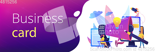 Image of Brand identity concept banner header.