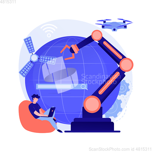 Image of Artificial intelligence vector concept metaphor