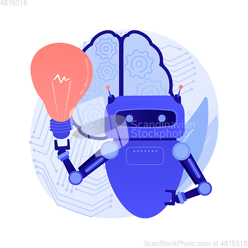 Image of AI technology vector concept metaphor