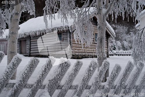 Image of Old log cabin