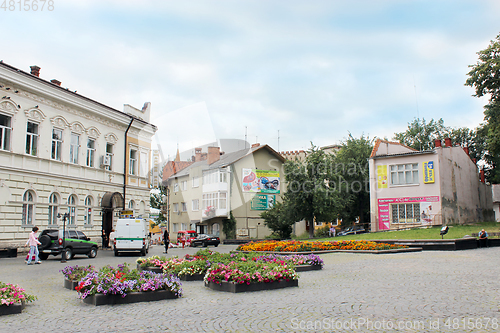 Image of  street in Drohobych town 