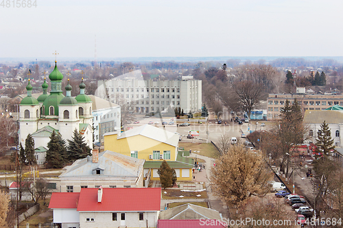 Image of view from the bird's eye view of Kozelets town