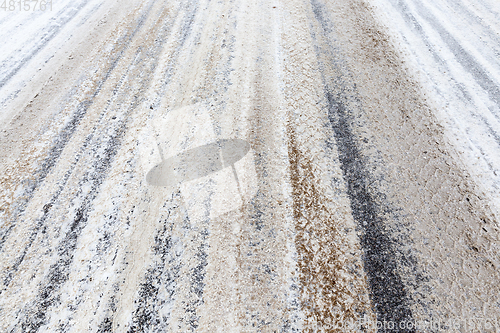 Image of Road under the snow