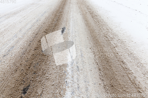 Image of The road in winter