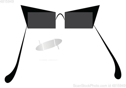 Image of Glasses vector or color illustration