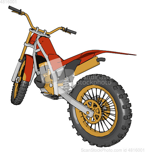 Image of Mode of transportation Bike vector or color illustration