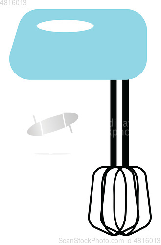 Image of A handheld mixer vector or color illustration