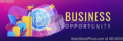 Image of Business opportunity concept banner header.