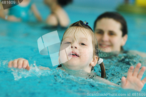 Image of Little girl with mum