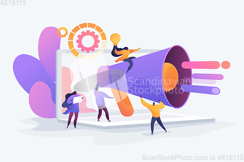 Image of Marketing team concept vector illustration