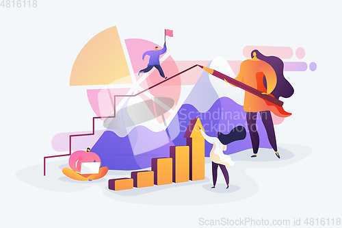 Image of Business coaching concept vector illustration
