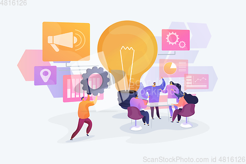 Image of Brainstorm concept vector illustration