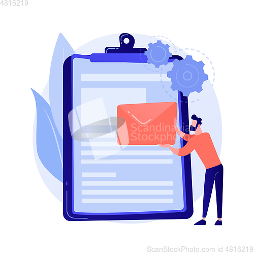 Image of Business report vector concept metaphor