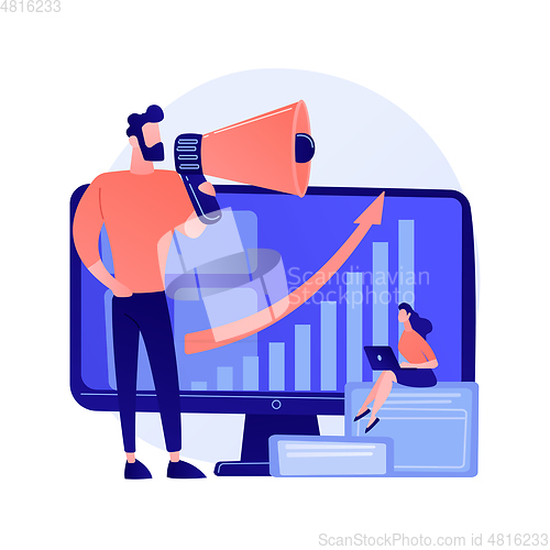 Image of Venture investment abstract concept vector illustration.