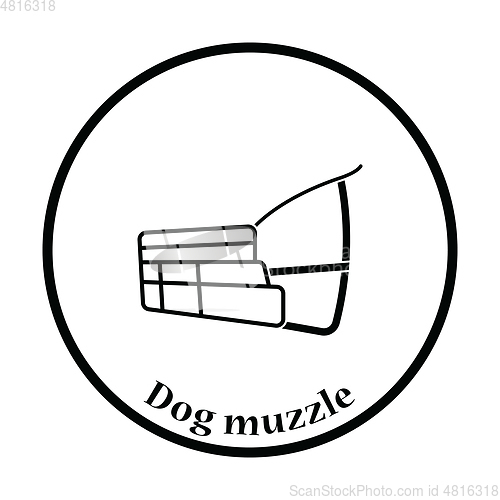 Image of Dog muzzle icon