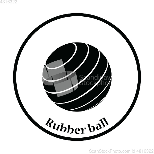 Image of Icon of Fitness rubber ball