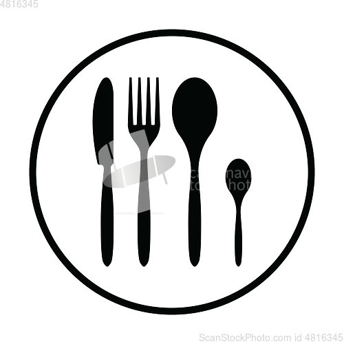 Image of Silverware set icon