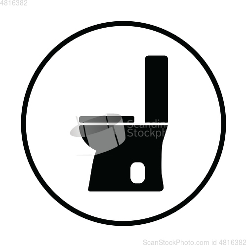 Image of Toilet bowl icon