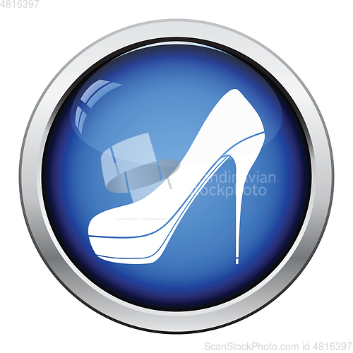 Image of High heel shoe icon