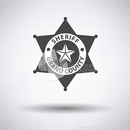 Image of Sheriff badge icon 