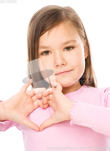 Image of Portrait of a little girl