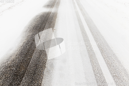 Image of Road under the snow