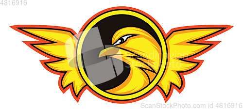 Image of Bird gaming logo illustration vector on white background 