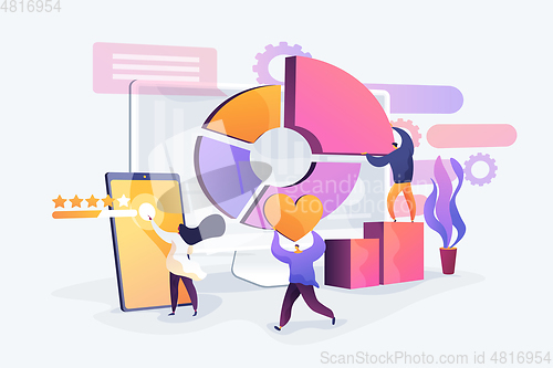 Image of Digital marketing strategy concept vector illustration