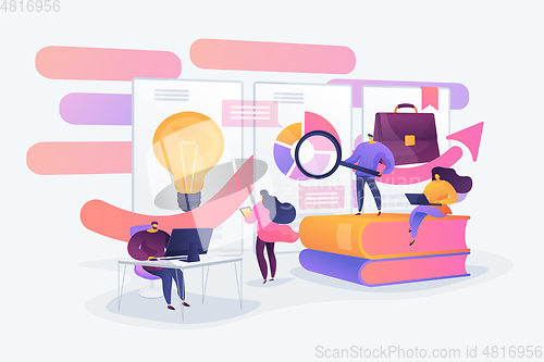 Image of Workflow concept vector illustration