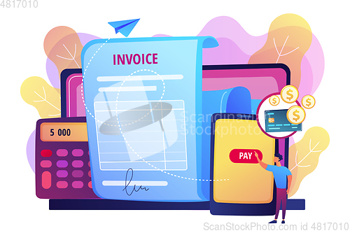 Image of Payment terms concept vector illustration