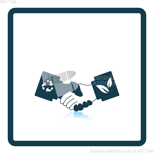 Image of Ecological handshakes icon