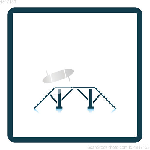 Image of Dog training bench icon