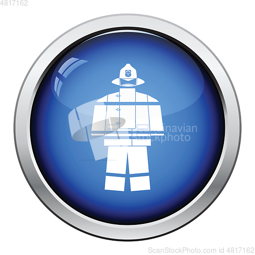 Image of Fire service uniform icon