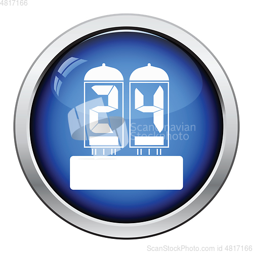 Image of Electric numeral lamp icon