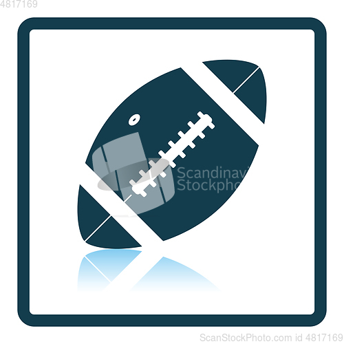 Image of American football ball icon