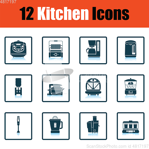 Image of Kitchen icon set