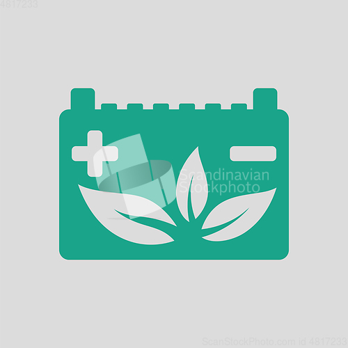 Image of Car battery leaf icon