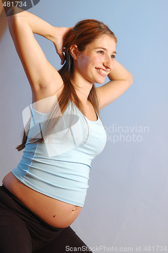 Image of Excersising woman