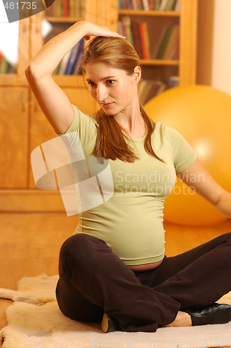 Image of Excersising woman