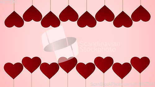 Image of Card for Saint Valentine\'s Day. Modern design, background or wallpaper