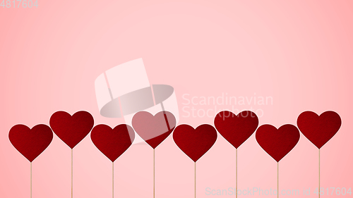 Image of Card for Saint Valentine\'s Day. Modern design, background or wallpaper