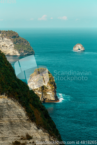 Image of dream Bali coastline at Nusa penida