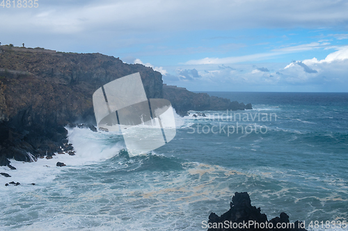 Image of natural swimming pools on Tenerife island