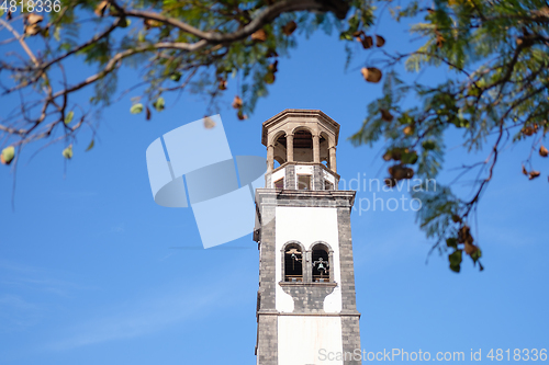 Image of bell tower on santa cruz de tenerife