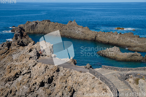 Image of natural swimming pools on Tenerife island