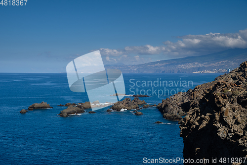 Image of natural swimming pools on Tenerife island