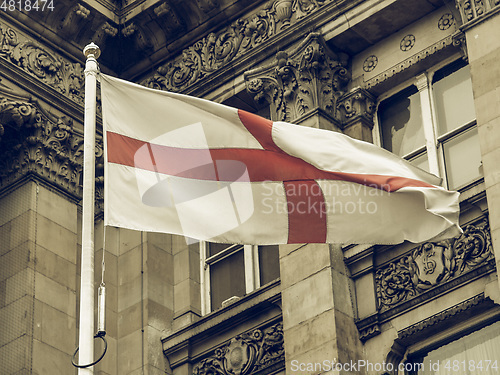 Image of Vintage looking England flag