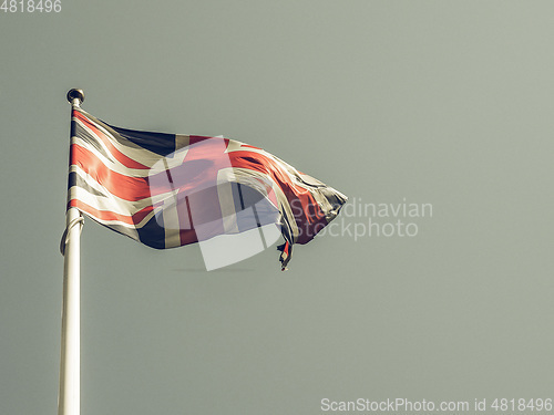 Image of Vintage looking United Kingdom flag
