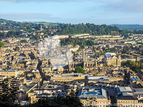 Image of HDR Aerial view of Bath